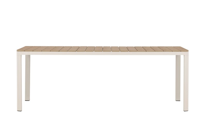 Etna Spisebord Udendørs 90x210 cm - Beige - Havemøbler - Havebord - Spisebord & havebord