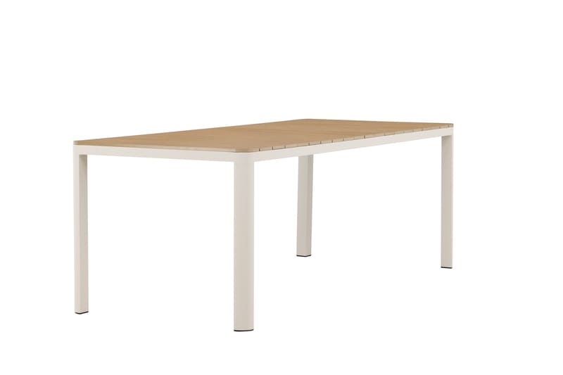 Etna Spisebord Udendørs 90x210 cm - Beige - Havemøbler - Havebord - Spisebord & havebord