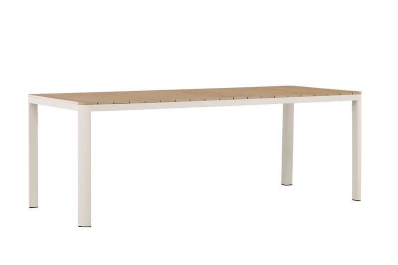 Etna Spisebord Udendørs 90x210 cm - Beige - Havemøbler - Havebord - Spisebord & havebord