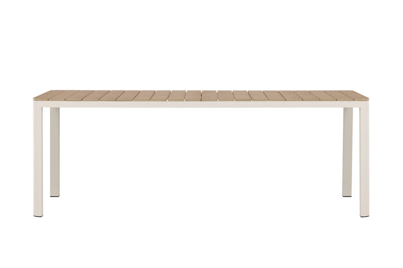 Etna Spisebord Udendørs 90x210 cm - Beige - Havemøbler - Havebord - Spisebord & havebord