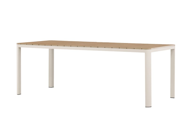 Etna Spisebord Udendørs 90x210 cm - Beige - Havemøbler - Havebord - Spisebord & havebord