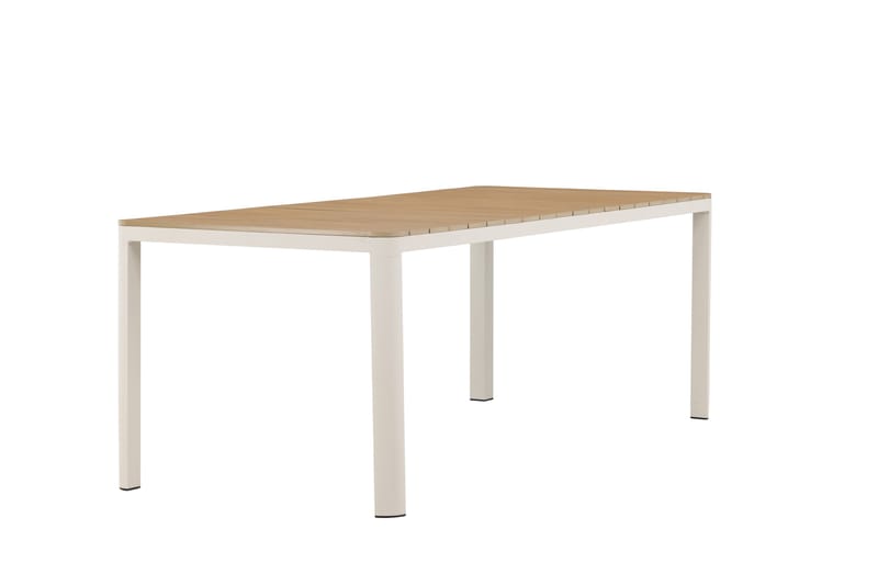 Etna Spisebord Udendørs 90x210 cm - Beige - Havemøbler - Havebord - Spisebord & havebord