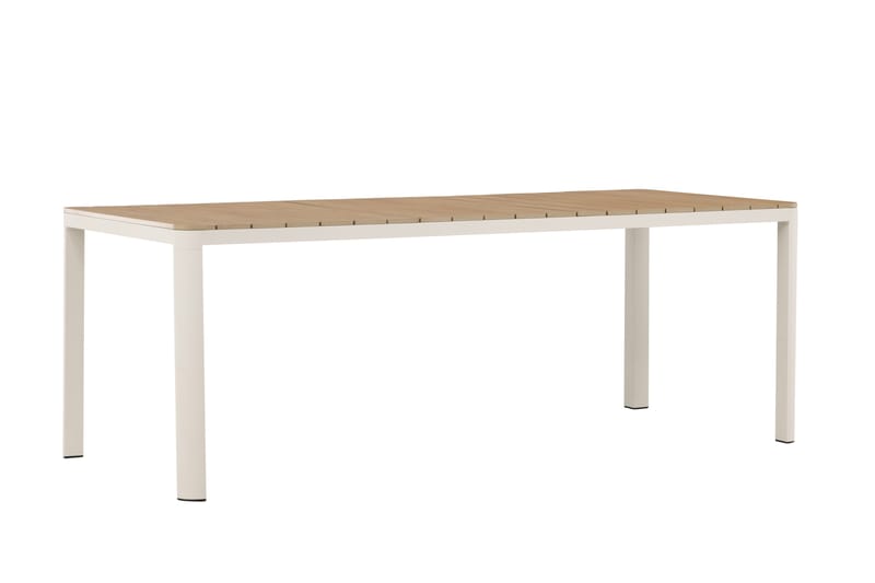 Etna Spisebord Udendørs 90x210 cm - Beige - Havemøbler - Havebord - Spisebord & havebord