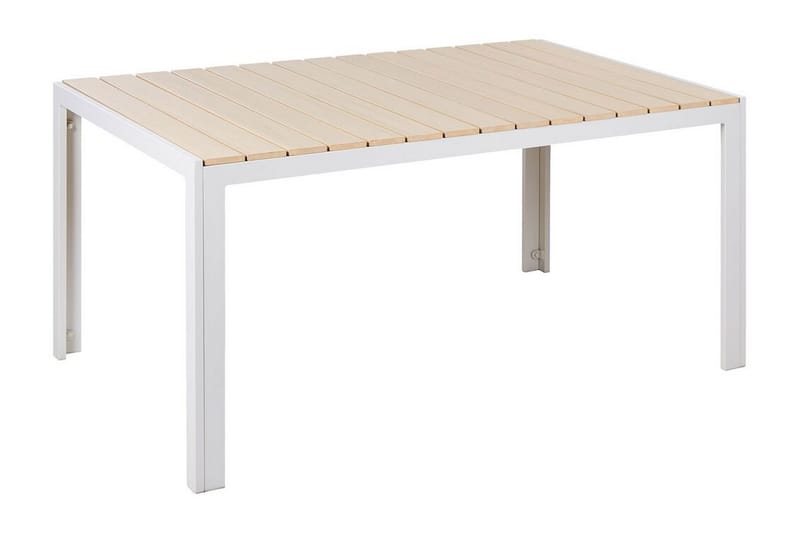 Grosseto Spisebord 150x90 cm - Beige/Hvid - Havemøbler - Havebord - Spisebord & havebord