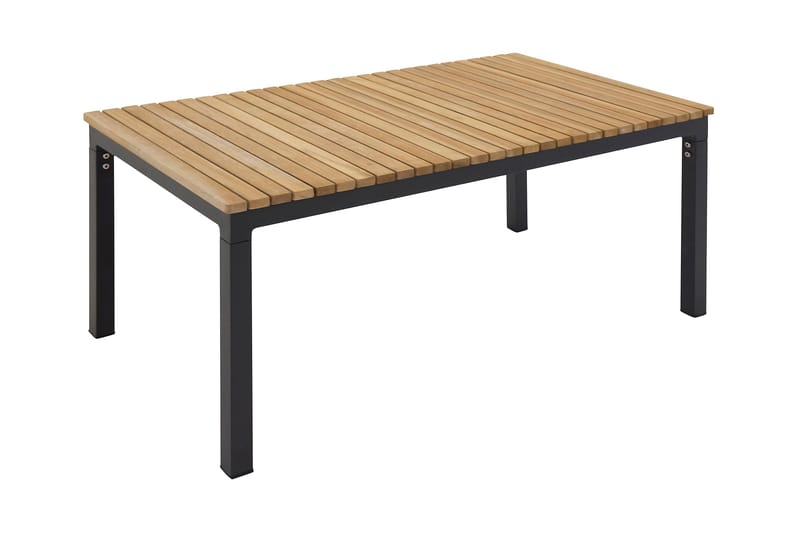 Brasilia Sofabord 110 cm - Sort/ Natur - Havemøbler - Havebord - Loungeborde & Sofaborde udendørs