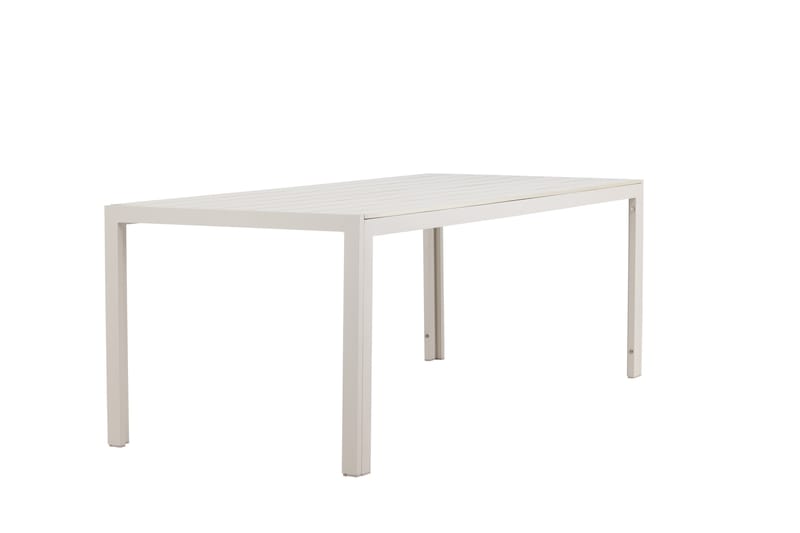 Mirko Spisebord Udendørs 90x205 cm - Beige - Havemøbler - Havebord - Spisebord & havebord