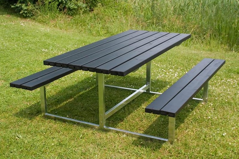 Basic bord- og bænkesæt - længde 177 cm - Havemøbler - Havebord - Picnicbord