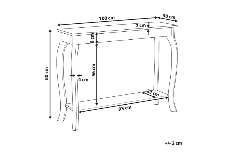 Boldman aflastningsbord - Sort - Havemøbler - Havebord - Sidebord