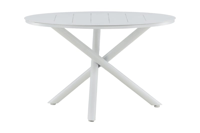 Alma Spisebord Rund 120 cm Hvid - Venture Home - Havemøbler - Havebord - Spisebord & havebord