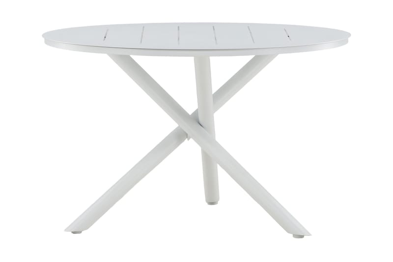 Alma Spisebord Rund 120 cm Hvid - Venture Home - Havemøbler - Havebord - Spisebord & havebord