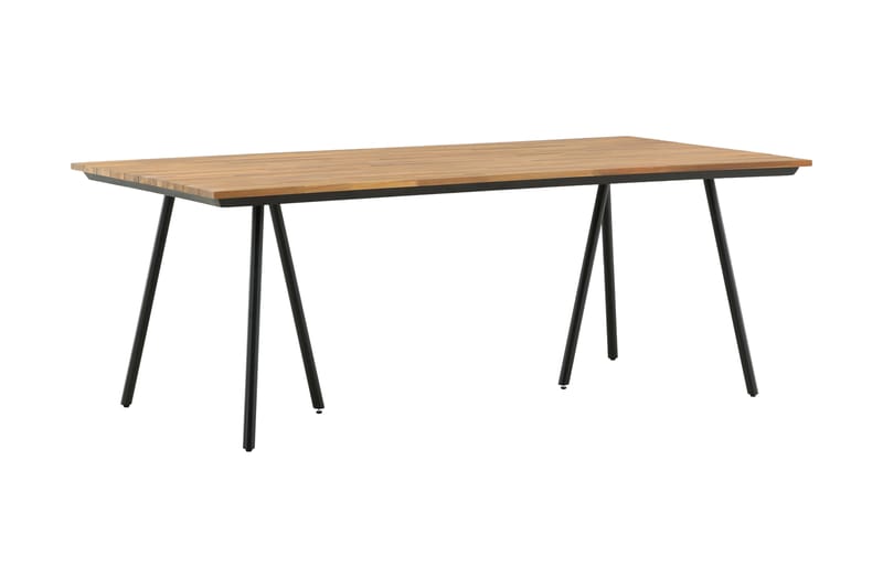 Chan Spisebord 200 cm Sort/Brun - Venture Home - Spisebord & havebord - Havemøbler børn