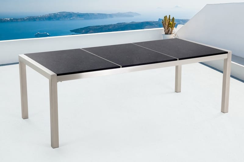 Grosseto Havebord 220 cm - Sort - Havemøbler - Havebord - Spisebord & havebord