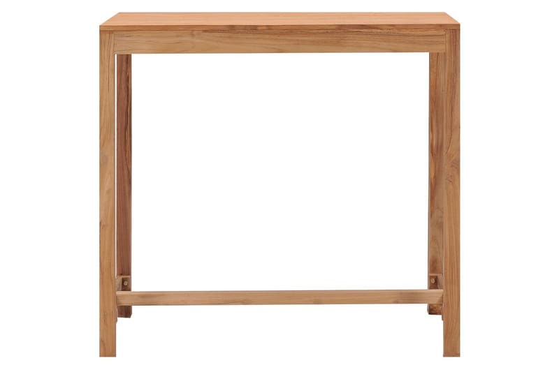 Havebarbord 110x60x105 cm Massivt Teaktræ - Brun - Havemøbler - Havebord - Spisebord & havebord