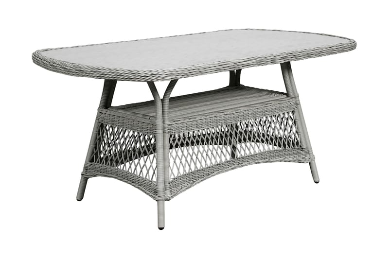 Hven Spisebord 165 cm Ovalt Glas - Sand - Havemøbler børn - Spisebord & havebord