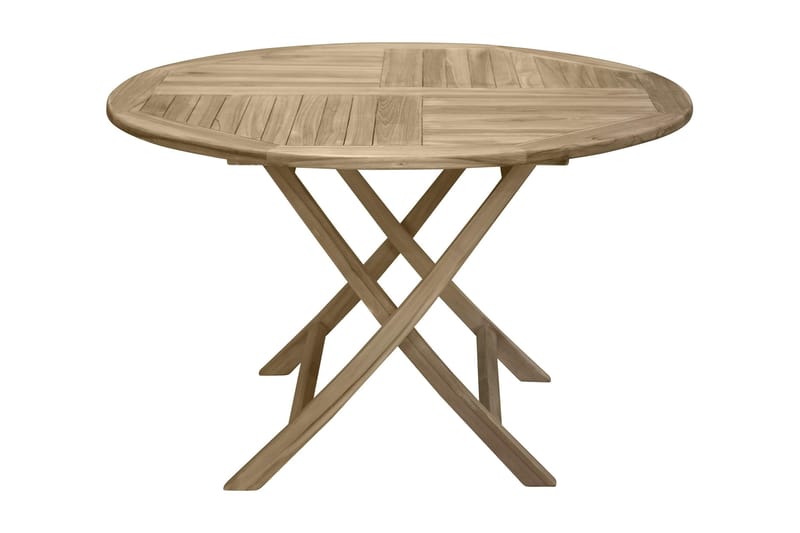 Kenya Spisebord Rund 120 cm Brun - Venture Home - Havemøbler - Havebord - Spisebord & havebord