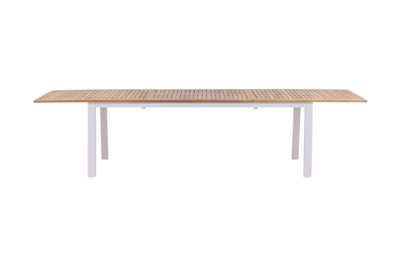 Panama Udvideligt Spisebord 224-324 cm - Teak/Hvid - Havemøbler - Havebord - Spisebord & havebord