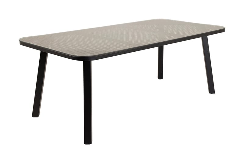 Paola Spisebord 200 cm Sort/Brun - Venture Home - Spisebord & havebord - Havemøbler børn