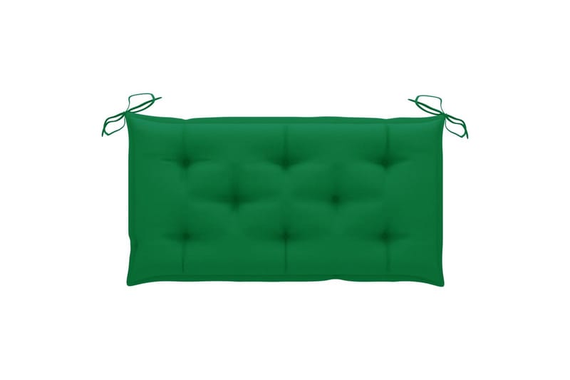 Hynde til havebænk 100x50x7 cm stof grøn - Grøn - Havemøbler - Hynder - Hynder til bænk & havesofa