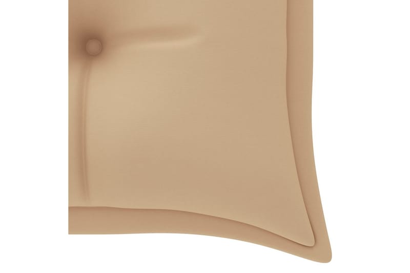 Hynde til havebænk 150x50x7 cm stof beige - Beige - Havemøbler - Hynder - Hynder til bænk & havesofa