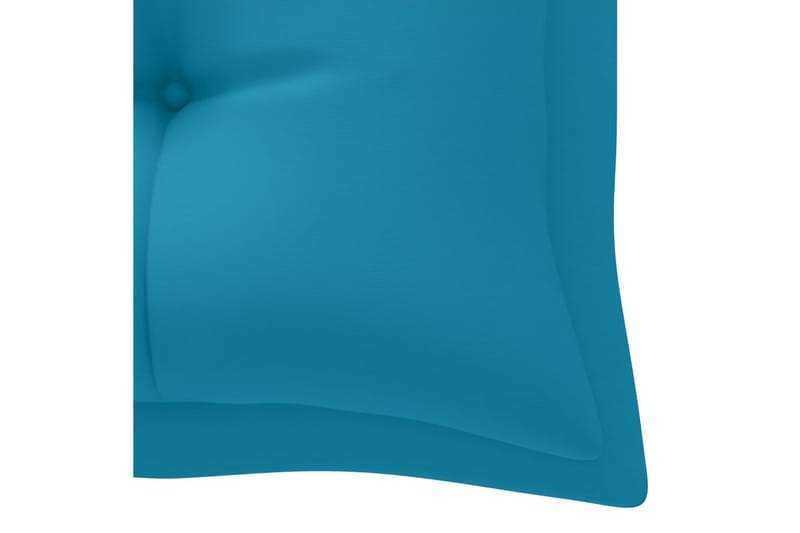 hynde til havebænk 180x50x7 cm stof blå - Blå - Hynder til bænk & havesofa