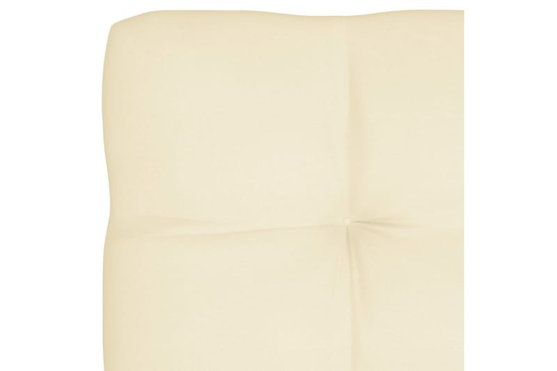 pallehynde 120x80x12 cm stof cremefarvet - Creme - Hynder til bænk & havesofa