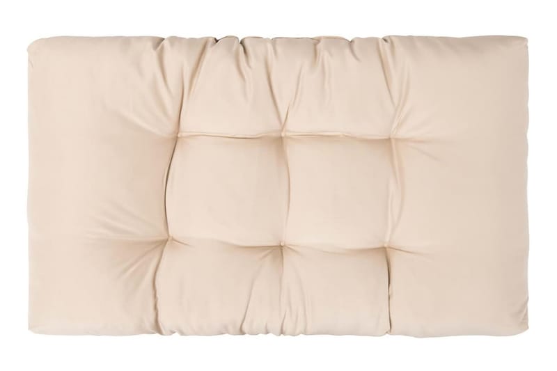 Pallehynder 3 Stk. Polyester Sandfarvet - Beige - Havemøbler - Hynder - Hynder til bænk & havesofa