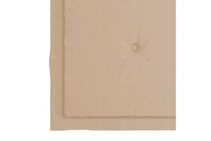 Hynder Til Havestol 2 Stk. 40x40x4 cm Stof Beige - Beige - Havemøbler - Hynder - Siddehynder