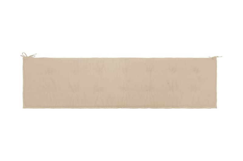 Hynde Til Havebænk 200x50x3 cm Beige - Beige - Havemøbler - Hynder - Siddehynder