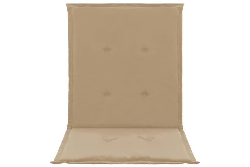 Hynder Til Havestol 2 Stk. 100x50x3 cm Beige - Beige - Havemøbler - Hynder - Siddehynder