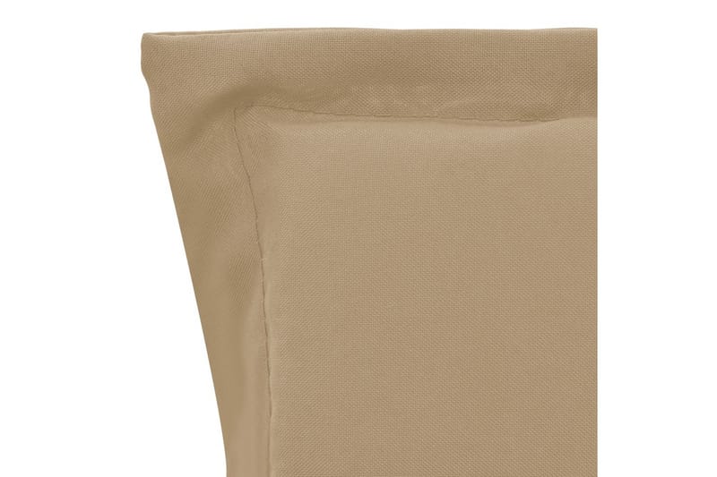 Hynder Til Havestol 2 Stk. 100x50x3 cm Beige - Beige - Havemøbler - Hynder - Siddehynder