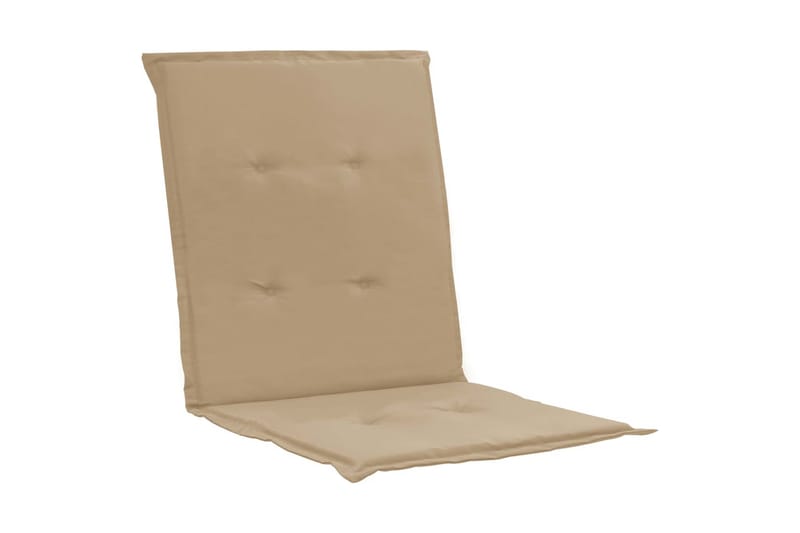 Hynder Til Havestol 2 Stk. 100x50x3 cm Beige - Beige - Havemøbler - Hynder - Siddehynder