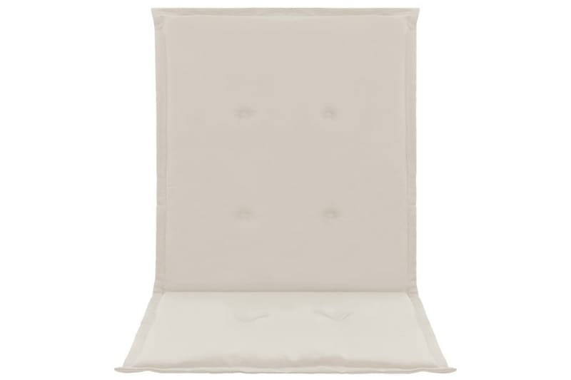 Hynder Til Havestol 2 stk. 100x50x3 cm Cremefarvet - Creme - Havemøbler - Hynder - Siddehynder