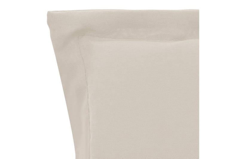 Hynder Til Havestol 2 stk. 100x50x3 cm Cremefarvet - Creme - Havemøbler - Hynder - Siddehynder