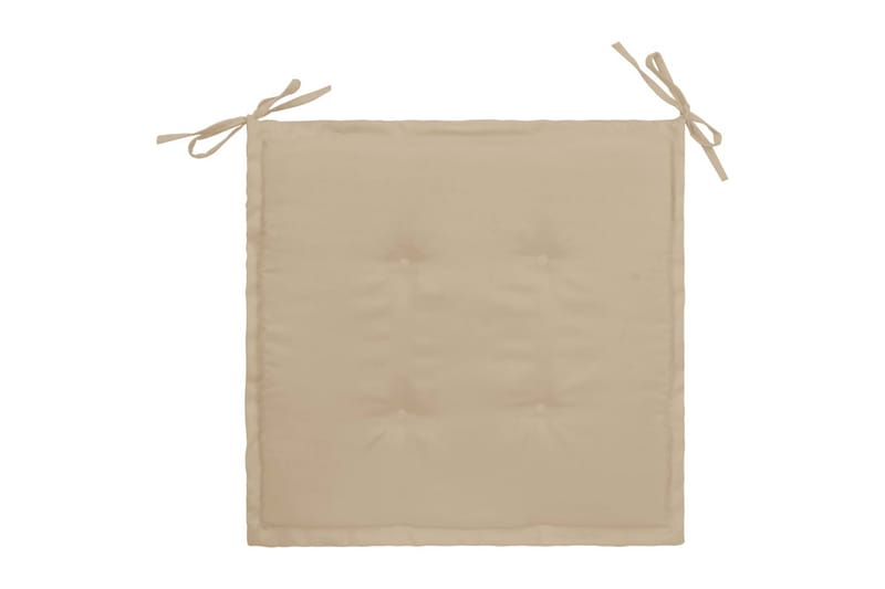 Hynder Til Havestol 4 stk. 40x40x3 cm Beige - Beige - Siddehynder