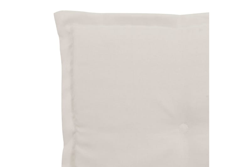 Hynder Til Havestol 4 stk. 40x40x3 cm Cremefarvet - Creme - Havemøbler - Hynder - Siddehynder