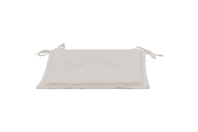 Hynder Til Havestol 4 stk. 40x40x3 cm Cremefarvet - Creme - Havemøbler - Hynder - Siddehynder