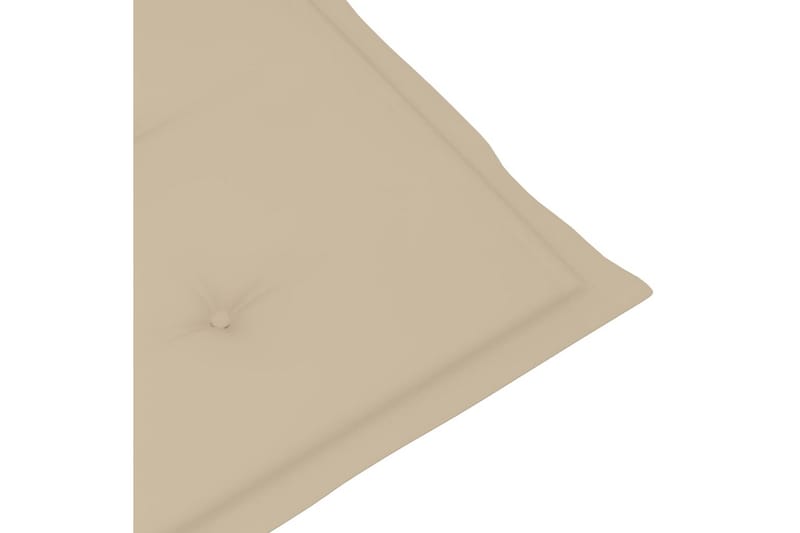 hynder til havestole 6 stk. 100x50x4 cm beige - Beige - Havemøbler - Hynder - Siddehynder