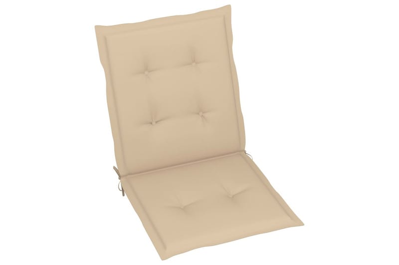 hynder til havestole 6 stk. 100x50x4 cm beige - Beige - Havemøbler - Hynder - Siddehynder