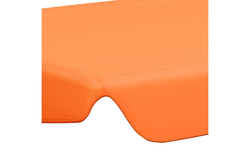 Udskiftelig baldakin til gyngesofa 192x147cm 270 g/m² orange - Orange - Havemøbler - Havesofaer & bænke - Hængesofaer - Hængesofa tag