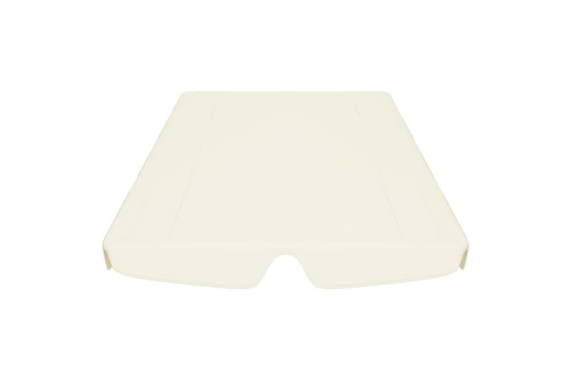 Udskiftelig baldakin til gyngesofa 226x186 cm 270 g/m² creme - Creme - Havemøbler - Havesofaer & bænke - Hængesofaer - Hængesofa tag