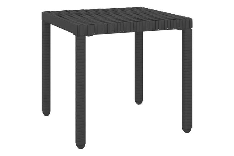 liggestole 2 stk. med bord polyrattan sort - Sort - Havemøbler - Havestole - Solseng & solvogn