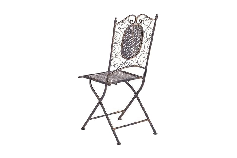 Havestol 2 st sort BORMIO - Sort - Spisebordsstole udendørs - Altanstole