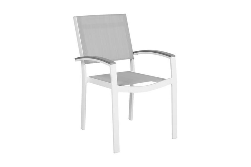 Pereta Havestol 4 St 50 cm - Hvid - Spisebordsstole udendørs - Altanstole