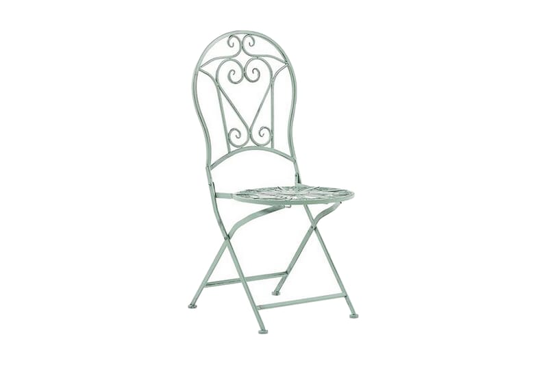 Piossasco Stol 2-pak - Grøn - Spisebordsstole udendørs - Havemøbler børn - Altanstole