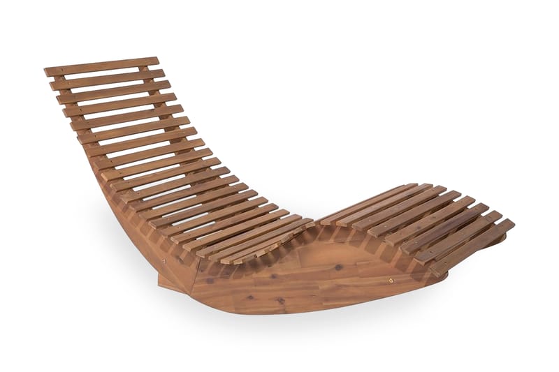 Shawhan Lounger med hynder akacietræ - Træ / natur - Havemøbler - Havestole - Spisebordsstole udendørs