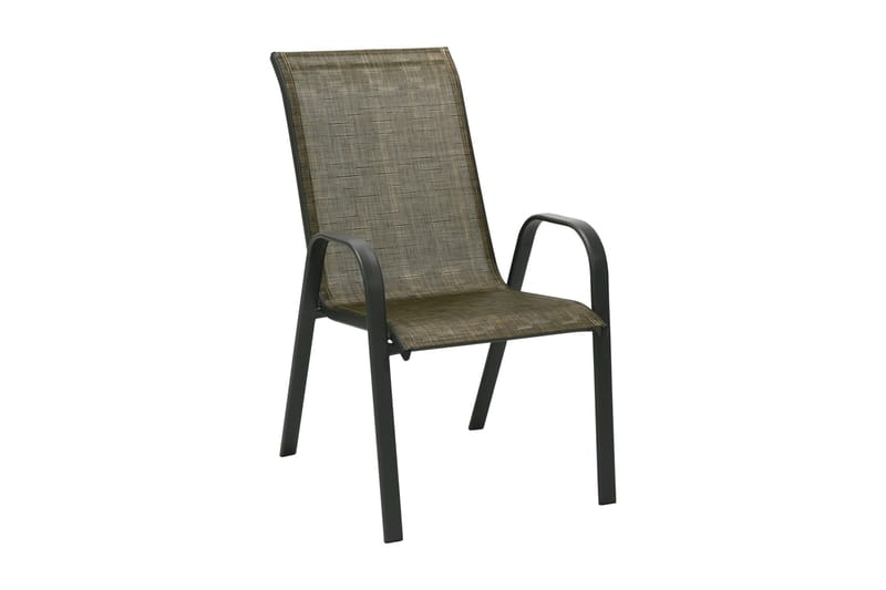 Stol DUBLIN 73x555xH93cm mørkebrun - Spisebordsstole udendørs - Havemøbler børn - Altanstole