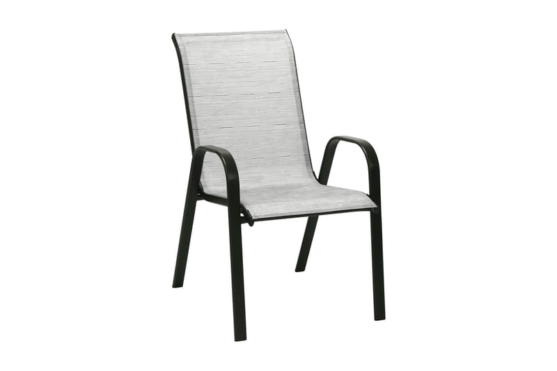 Stol DUBLIN 73x555xH93cm stålramme farve: mørkebrun - Spisebordsstole udendørs - Altanstole