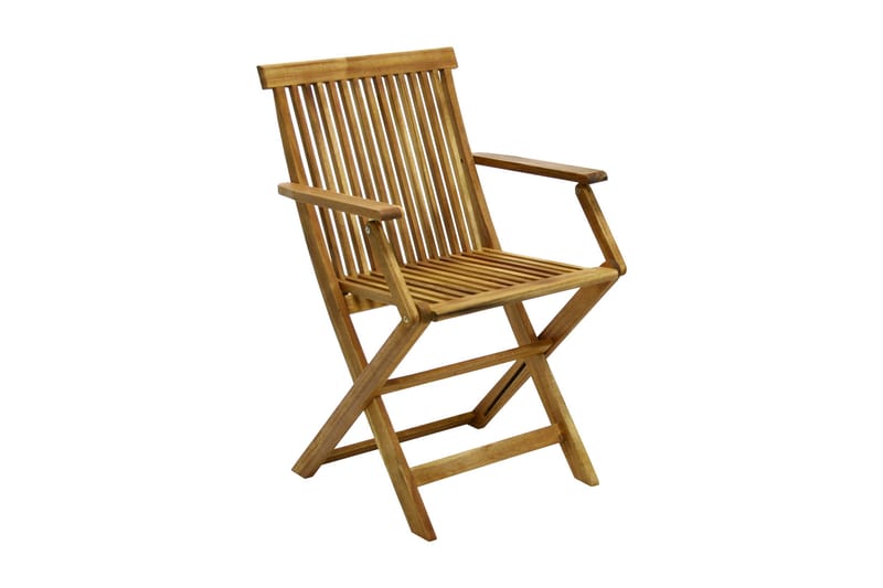Stol FINLAY med armlæn 54x57xH86cm sammenfoldelig - Spisebordsstole udendørs - Havemøbler børn - Altanstole