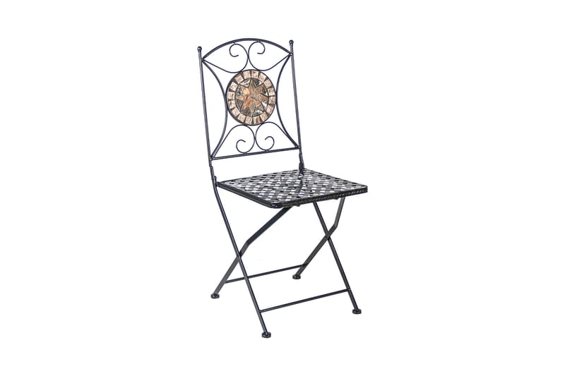 Stol MOSAIC 36x36xH70cm sammenfoldelig - Spisebordsstole udendørs - Havemøbler børn - Altanstole