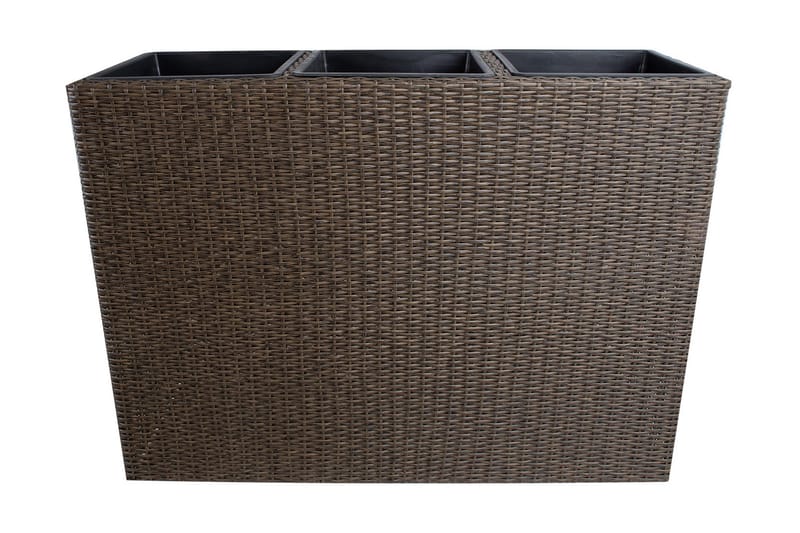 Wicker Dyrkningskasse 110x39xH88 cm Mørkebrun - Havemøbler - Øvrigt havetilbehør - Tilbehør udendørs - Havekrukker